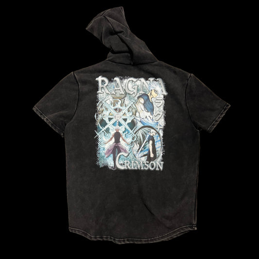 (L) The Silver Dragon - Short Sleeve Hoodie